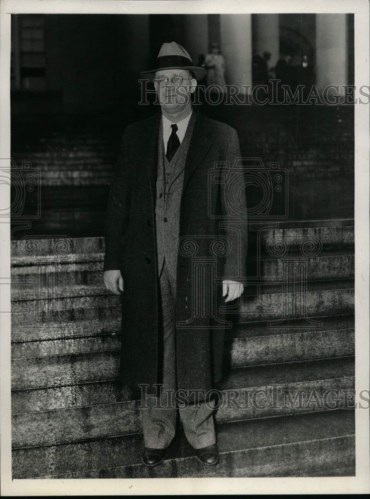 Load image into Gallery viewer, 1936 Press Photo Crampton Harris Alabama atty for Senate Lobby Committee
