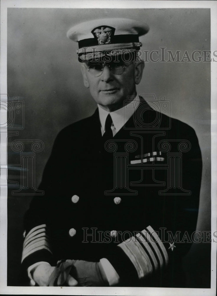 1941 Press Photo Admiral William Harrison Standley retired - nem31562- Historic Images