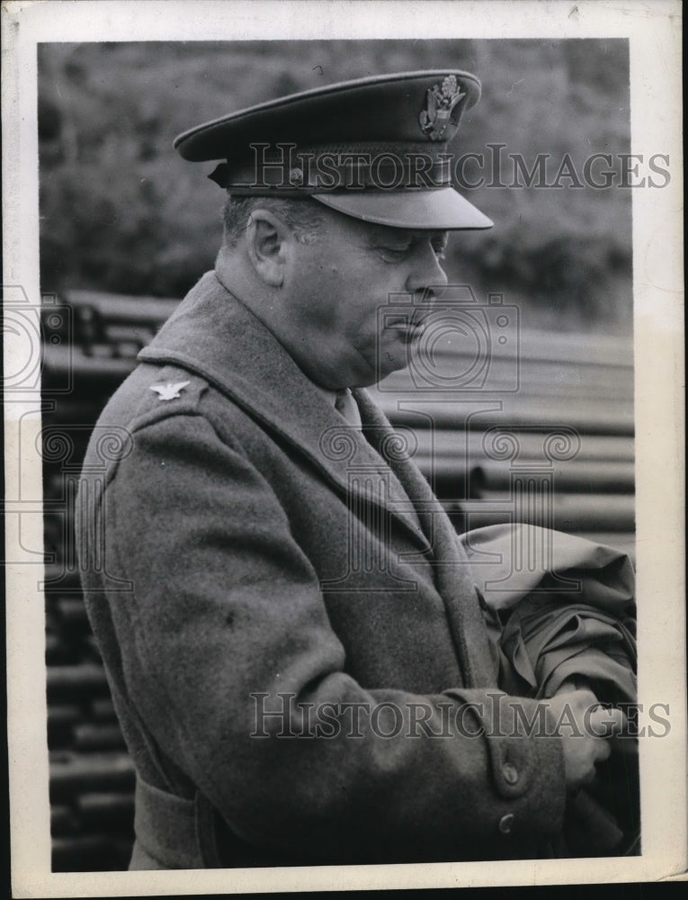 1944 Press Photo Colonel Theodore Wyman Jr District Army engineer Honolulu