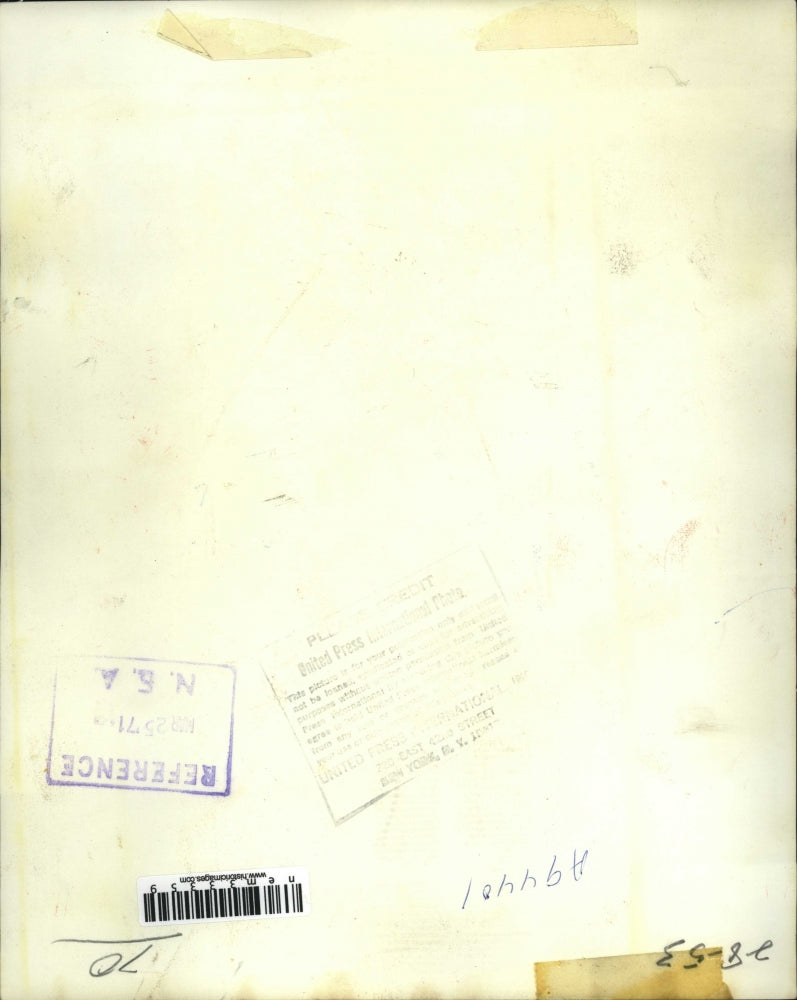 1971 Press Photo Admiral Thomas Moorer chairman Joint Chiefs of Staff in DC