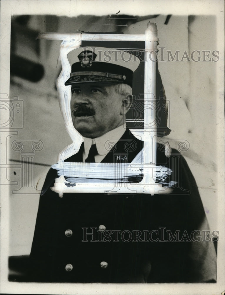 1928 Press Photo Samuel Robison Superintendent of the US NAval Academy, Anapolis