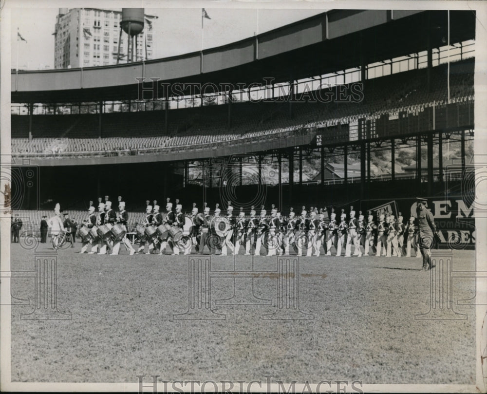 1937 Press Photo American Legion band at National contest in NYC - nem36419