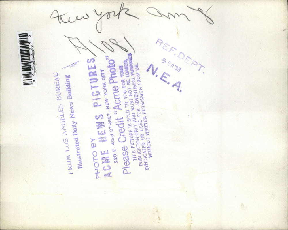 1938 Press Photo New York American Legion Parade - nem36755