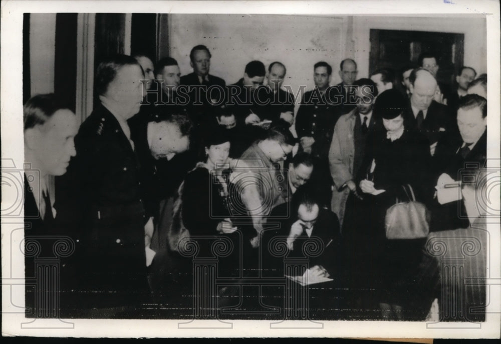 1942 Press Photo US Army Chief of Staff Gen GC Marshall at US Embassy London