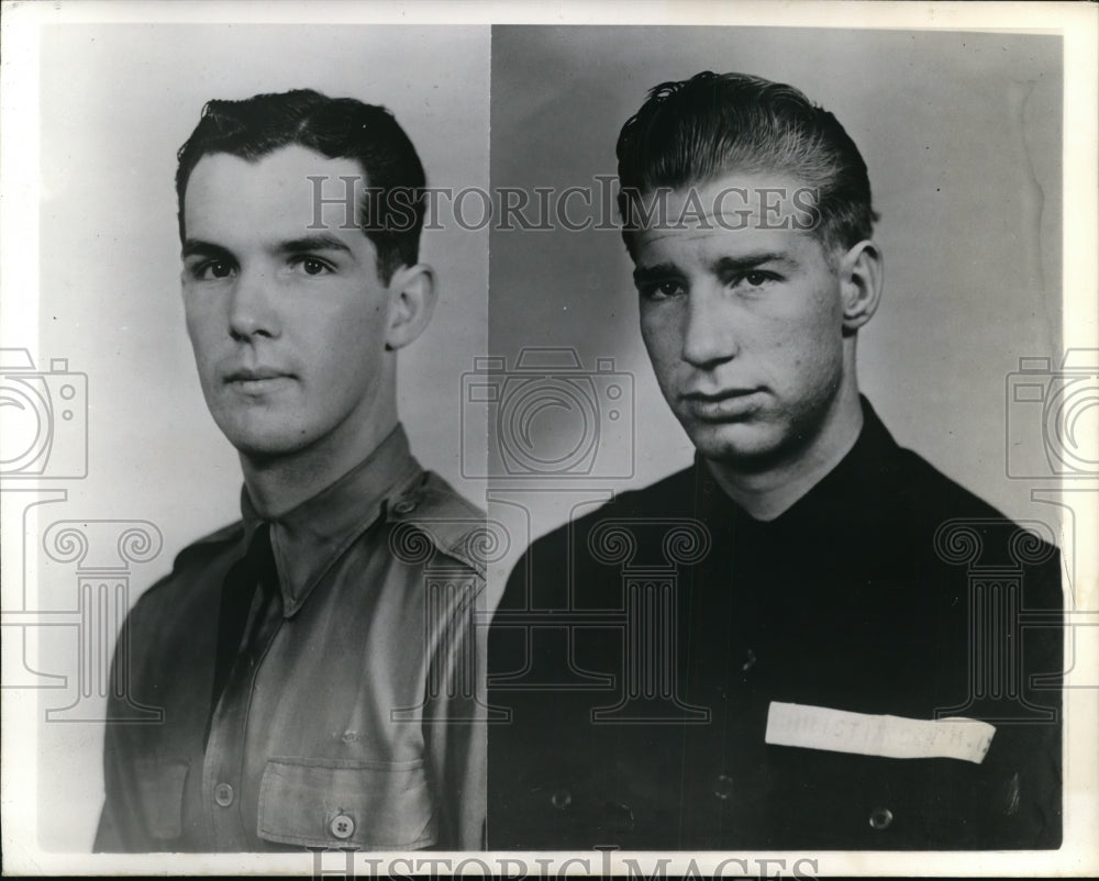 1941 Press Photo 1st Lt Hans Christiansen & Lt Robert Markley - nem37272