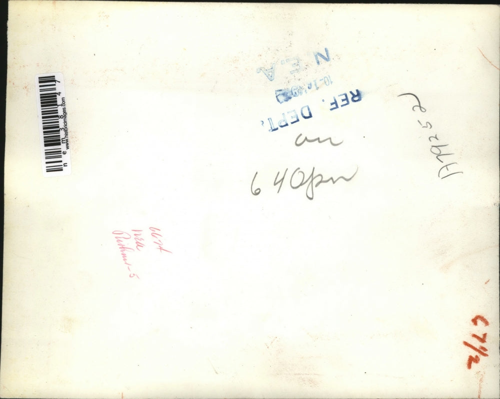 1949 Press Photo Louis Johnson Addresses North Atlantic Committee, Washington