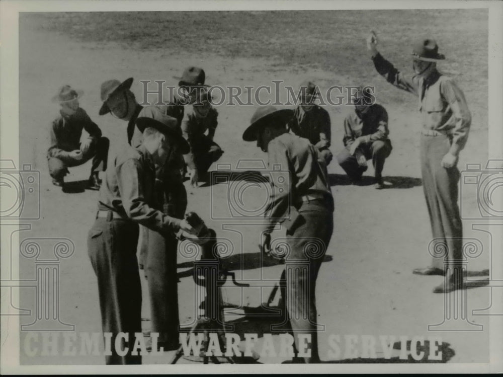 1949 Press Photo US Army Chemical Warfare Corps - nem38936