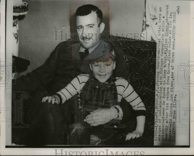 Load image into Gallery viewer, 1955 Press Photo Army Sgt William Olson Faces Courts-Martial Trial - nem41012
