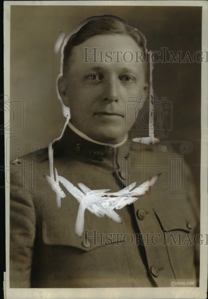 1918 Press Photo Col J.W. McIntosh Chief of Subsistence Division of U.S. Army