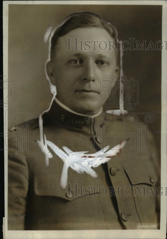 1918 Press Photo Col J.W. McIntosh Chief of Subsistence Division of U.S. Army