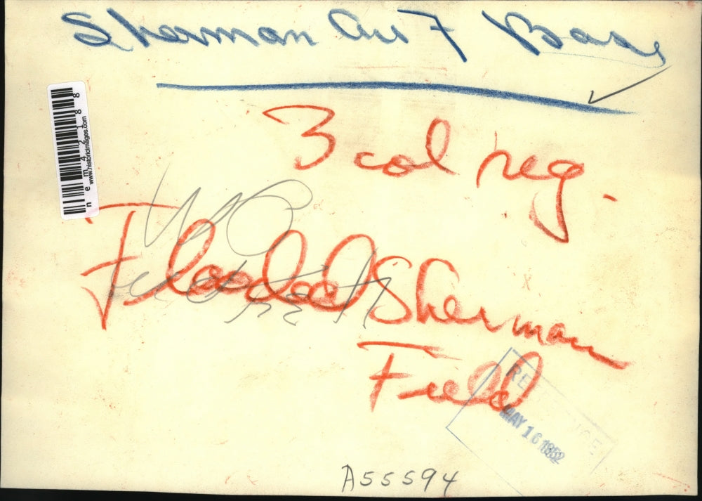 1932 Press Photo Sherman Air Force base covered in flood waters - nem42188