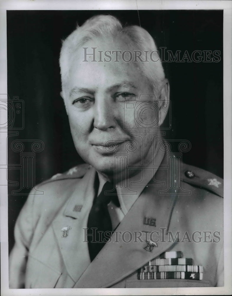 1951 Press Photo Major General George A Horman Quarter Master General of US