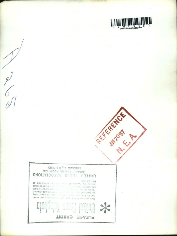 1957 Press Photo Catherine Keith Bacon in Color Presentation Ceremony, Annapolis