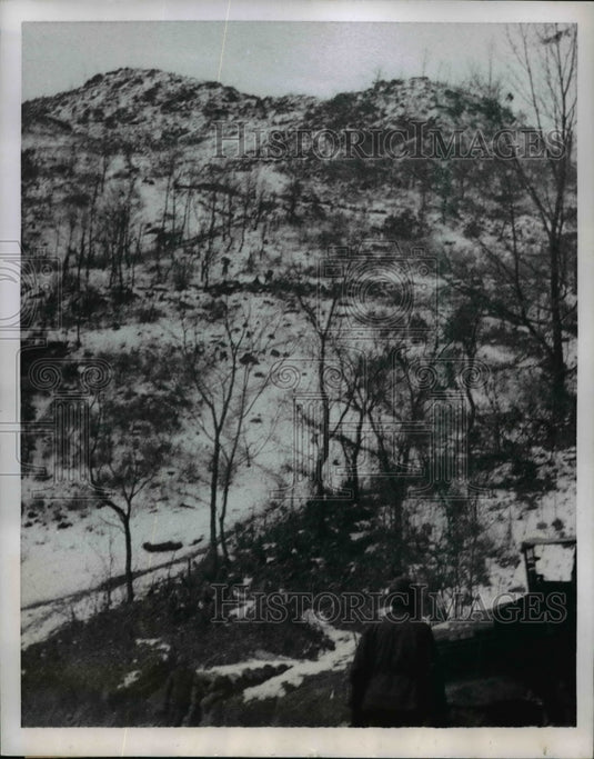 1952 Press Photo Twin Peaks Named Dagmar by GIs in Korea - nem43525
