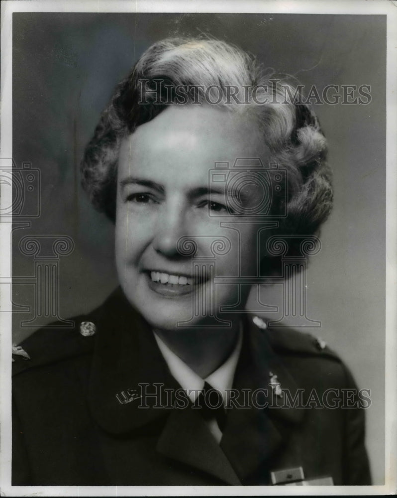 1969 Press Photo Col Elizabeth P Horsengton Director of Womens Army Corps