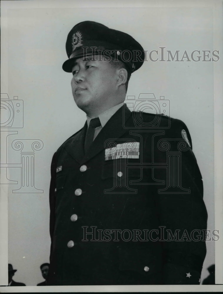 1961 Press Photo Lt General Chang Do Yung of Korea - nem45497