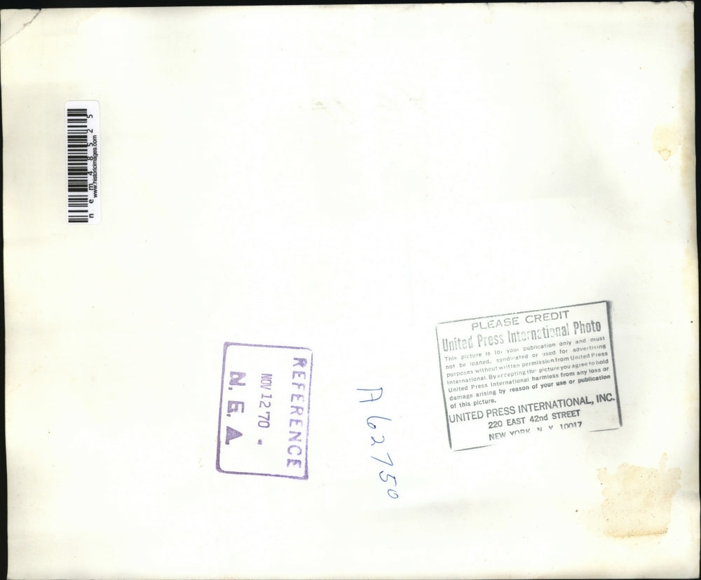 1970 Press Photo Former Pres. Charles de Gaulle of France - nem48525