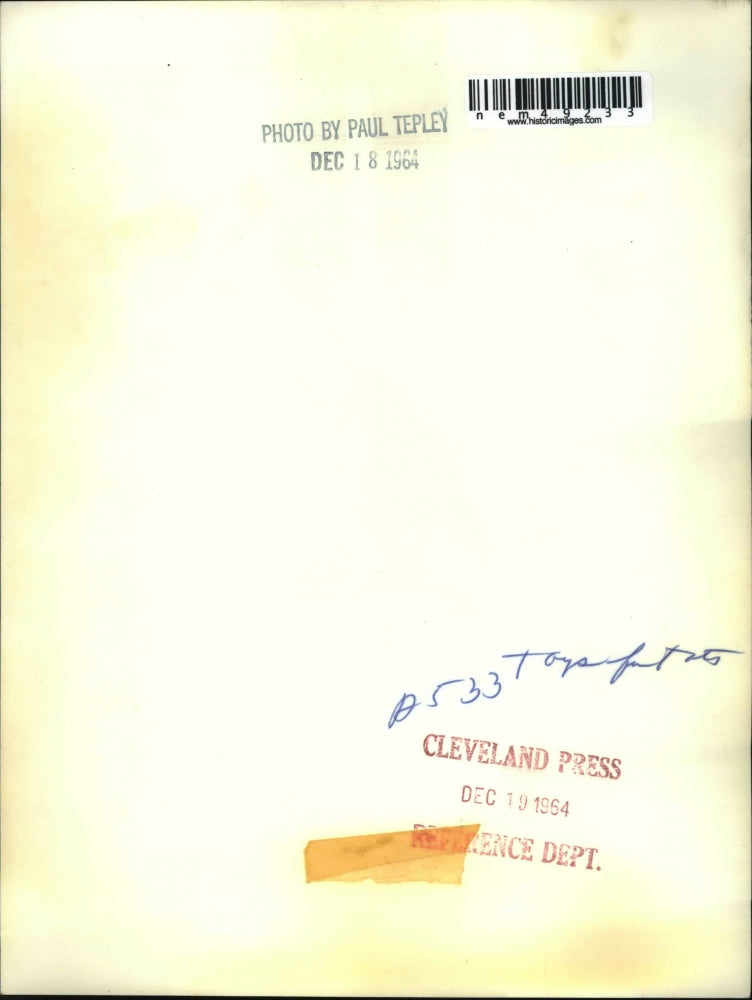 1954 Press Photo Unidentified Military Man and Young Boy - nem49233