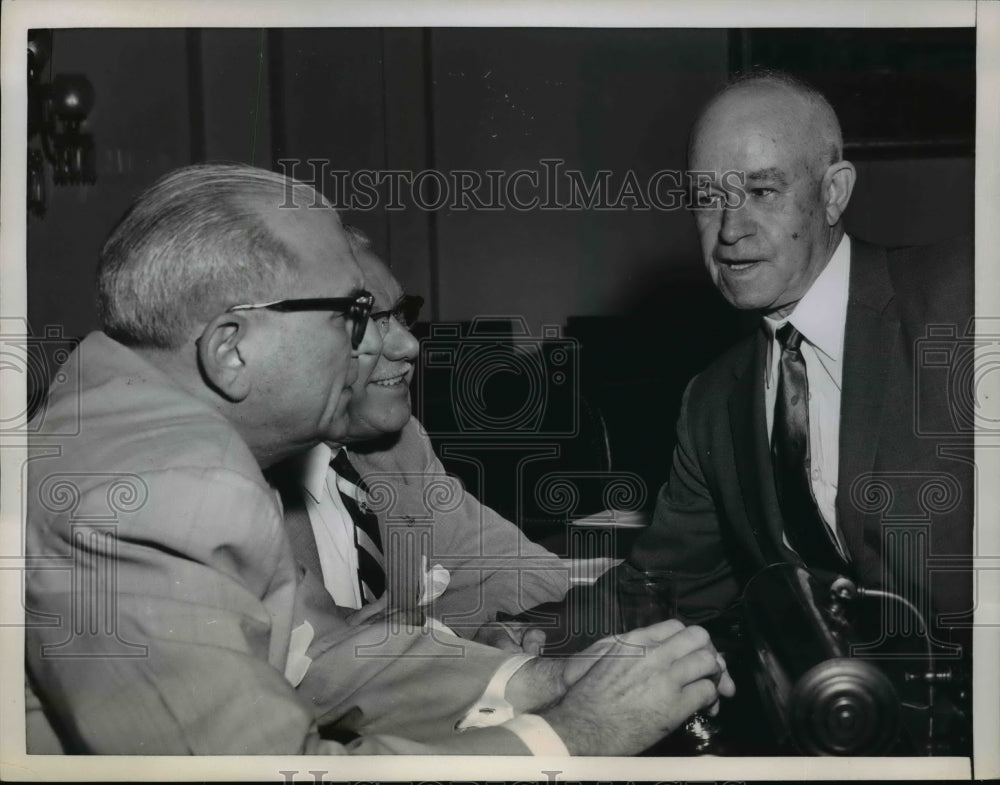 1959 Press Photo Gen Omar Bradley Appears Before House Arm Service Subcommittee