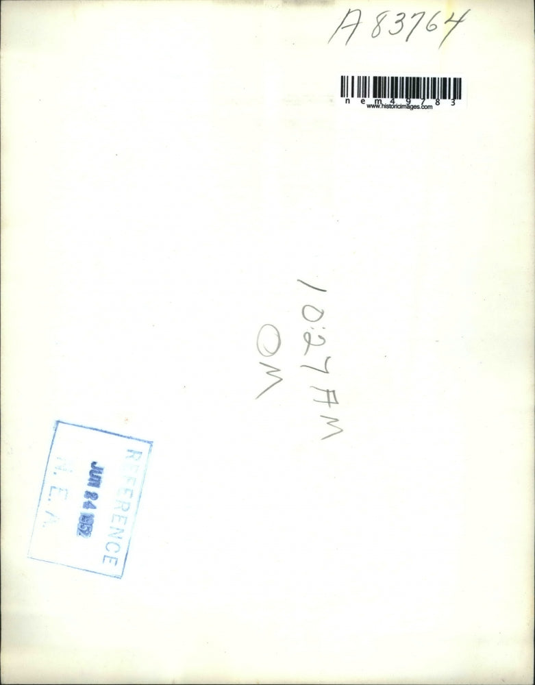 1952 Press Photo Brig Gen William P Campbell Talks to Friends While in Europe