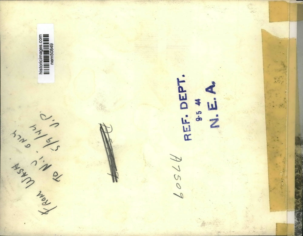 1944 Press Photo Lt.Gen. A.A. Vandegriff addressing the "Honored Hundred"