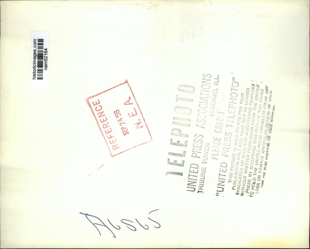 1956 Press Photo Convoy of North Bound Vessels going to Suez - nem52164