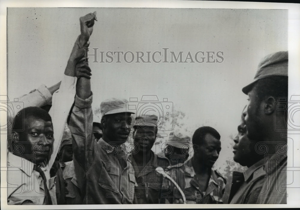 1968 Press Photo Noussa Traore leads the coup that overthrew President Keita