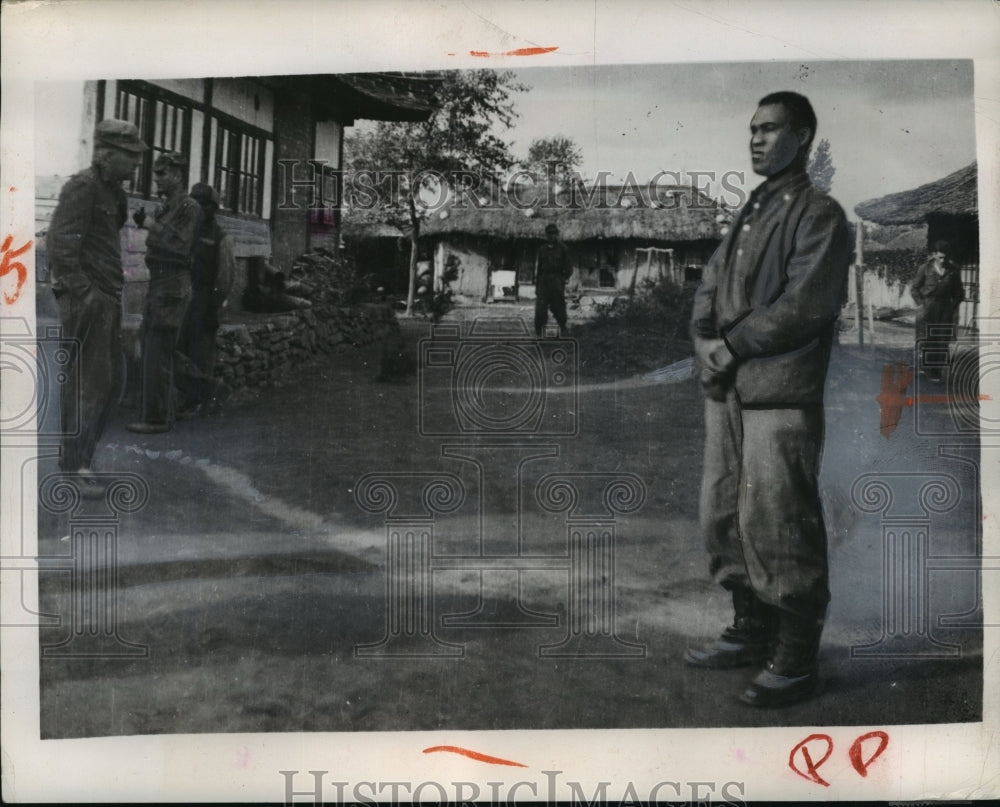 1951 Press Photo Capt Clifford Allen US POW at Panmunjom Korea - nem53257