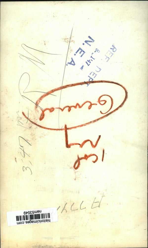 1947 Press Photo Harold H Richardson Adjutant General of Colorado National Guard