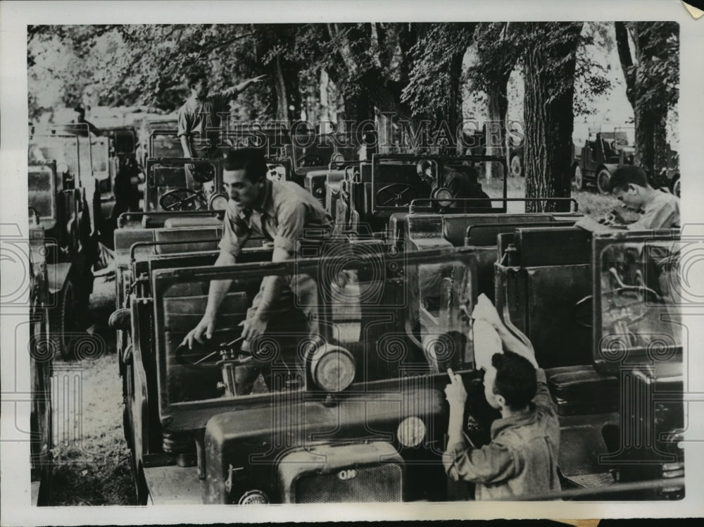 1939 Press Photo Mechanization Transportation for use in Italian War Maneuvers
