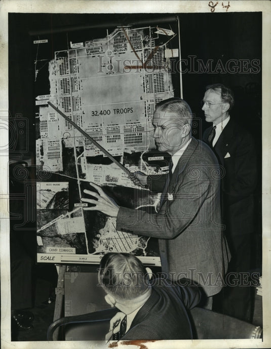 1941 Press Photo General Brehon Somervelle in charged of the Army Construction