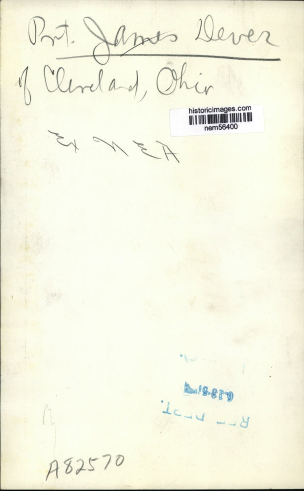 1951 Press Photo Private James Dever of Cleveland Ohio in his uniform