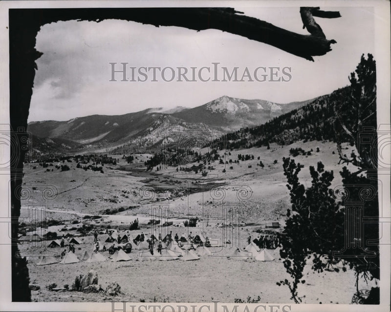 Load image into Gallery viewer, 1944 Press Photo Camp Topside which serves as Army Ration Research Capital
