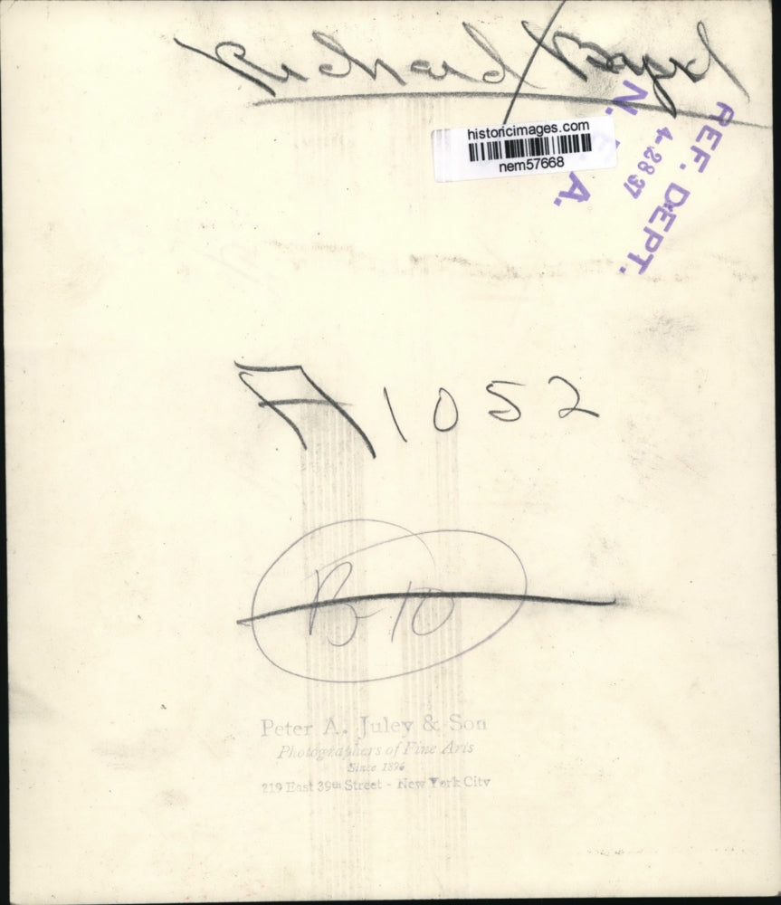 1937 Press Photo A portrait of Richard Byrd of the United States Army