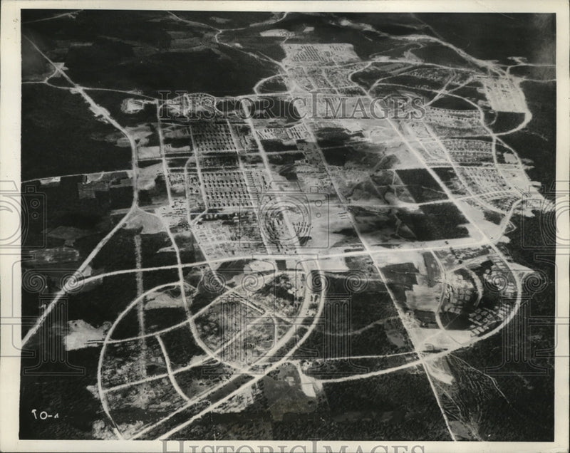 Load image into Gallery viewer, 1941 Press Photo Aerial View of Cantonment Area of Fort Leonard Wood
