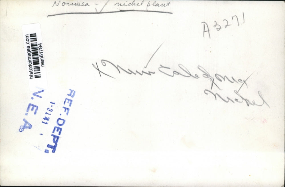 1941 Press Photo General view of Noumea Nickel Plant - nem61784