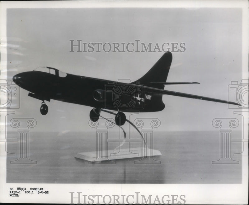 Load image into Gallery viewer, 1952 Press Photo The newest Navy attack plane XA3D during flight test
