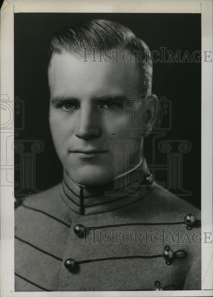 1938 Press Photo Elmer E. Hallinger, West Point graduate - nem62271