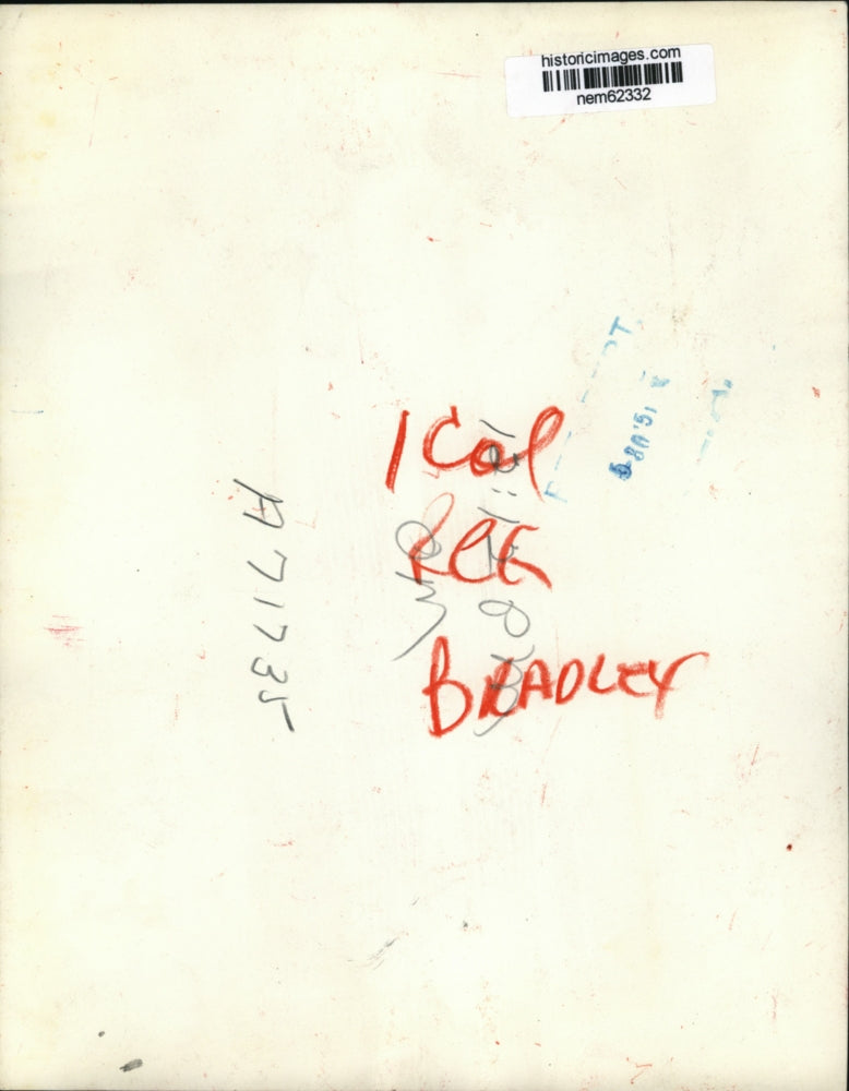 1951 Press Photo Gen. Bradley in a testimony in the MacArthur investigations