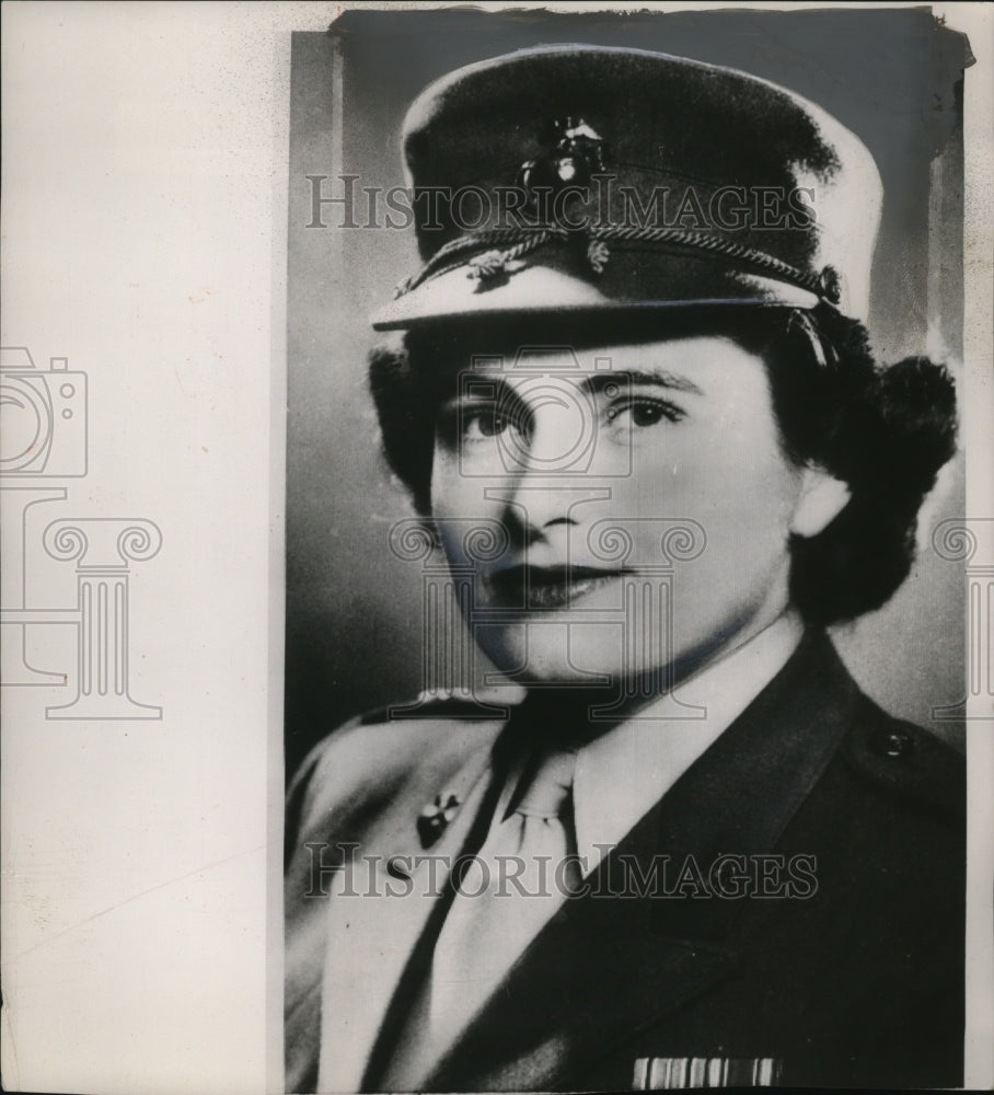 1953 Press Photo Portrait of Lieutenant Colonel Julia Hamblet - nem62515- Historic Images