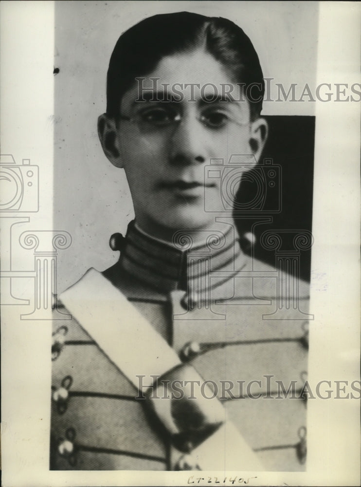 1933 Press Photo Jerome Factor kidnaped from the front of his Chicago Home
