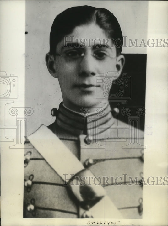 1933 Press Photo Jerome Factor kidnaped from the front of his Chicago Home