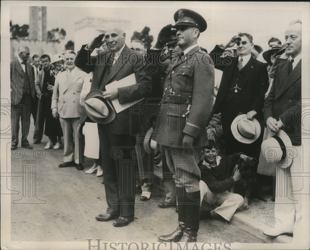 1935 Press Photo Guests at California Pacific International Exposition's opening