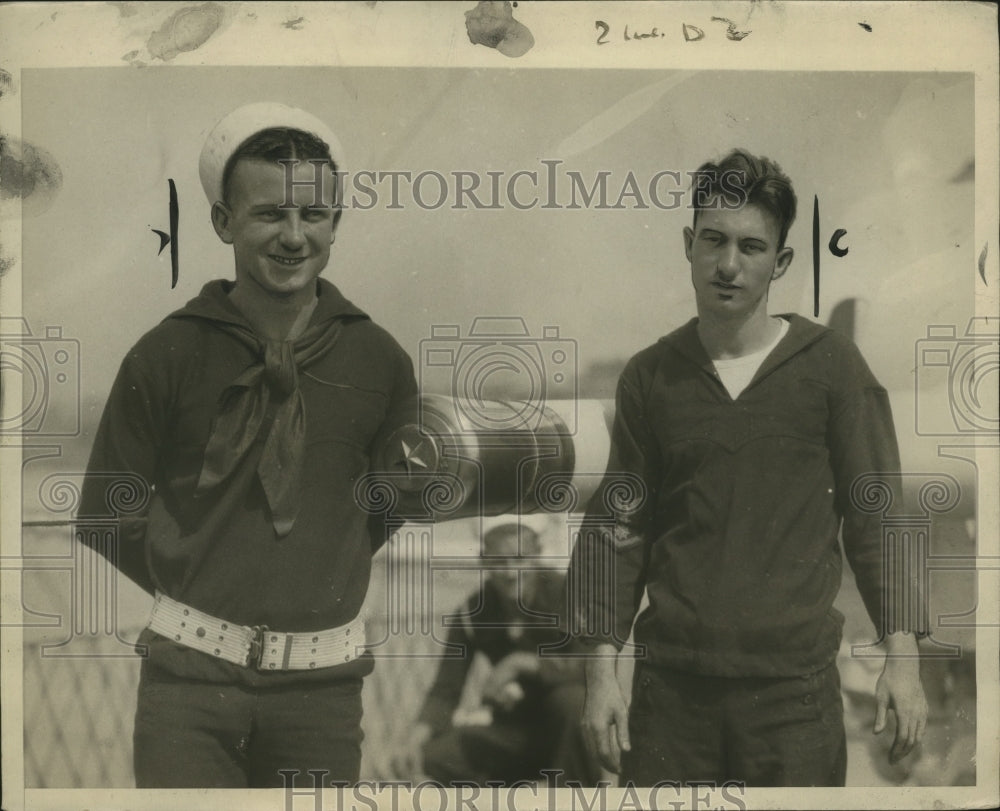 1924 Press Photo Rudolph Lenseign and J. Southard named war heroes - nem64756