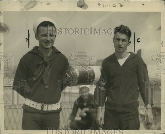 1924 Press Photo Rudolph Lenseign and J. Southard named war heroes - nem64756
