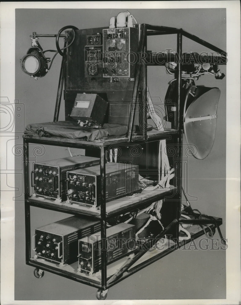 1949 Press Photo "X-Ray" vision of radar at the Wright Patterson Air Force Base