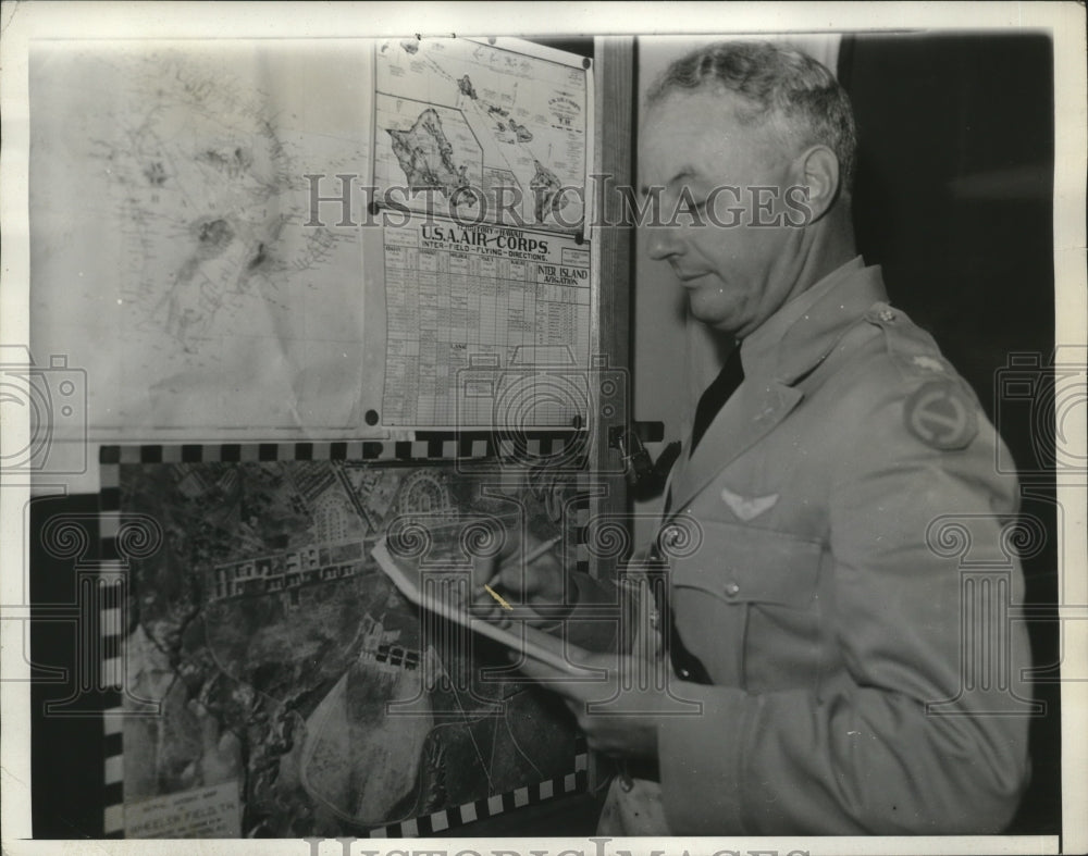 1935 Press Photo Colonel Delos Emmons named as Commander Of All Army Air Forces