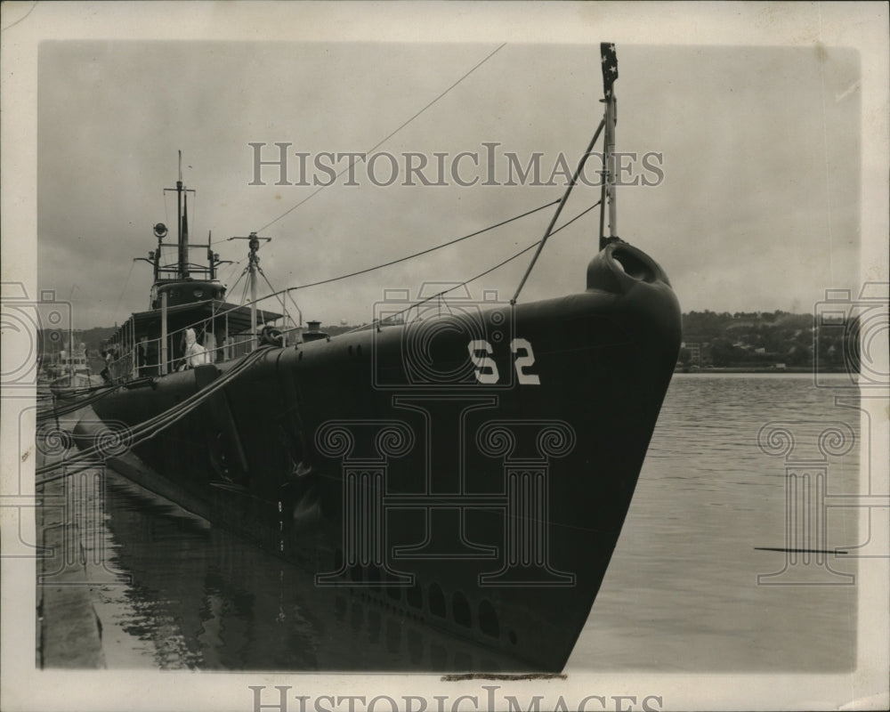 1939 Press Photo U.S.S. Seal with a sister ship, hull almost exactly the same