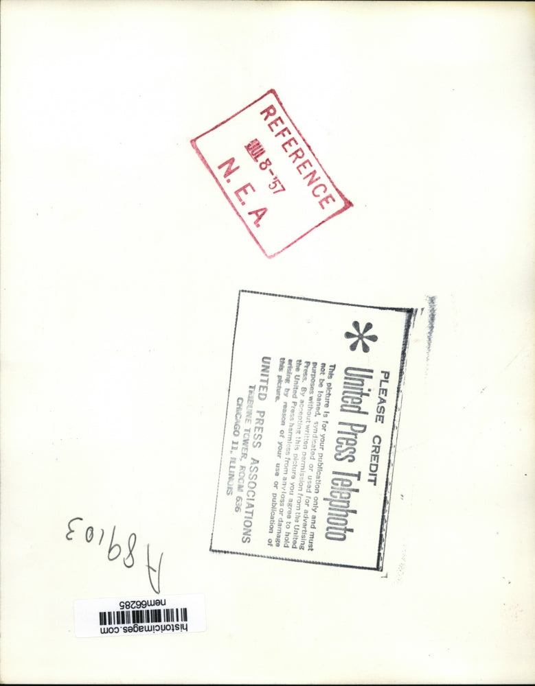 1957 Press Photo Arthur Morris died in berserk killing by sailor Jimmy Henderson