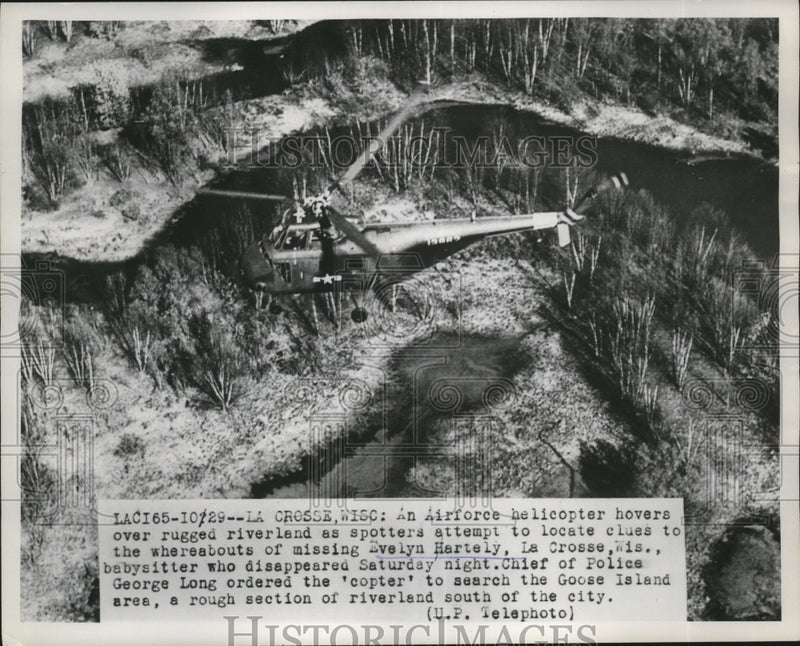 Load image into Gallery viewer, 1953 Press Photo Police Chief George Long Ordered Copter To Search For Hartely
